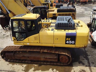 Cina 45 tonnellate hanno utilizzato l'escavatore PC450-7, potenza del motore usata di KOMATSU dell'escavatore a cucchiaia rovescia 335HP di KOMATSU in vendita