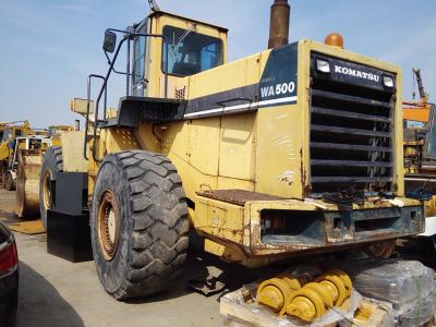 China KOMATSU WA500-1 zweites Maschinen-Energie Handder rad-Lader-4.4cbm des Eimer-291HP zu verkaufen