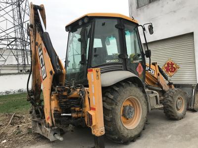 China 4 en 1 cubo del JCB 3CX ECO utilizaron la impulsión 81KW de la rueda del cargador 4 de la retroexcavadora en venta