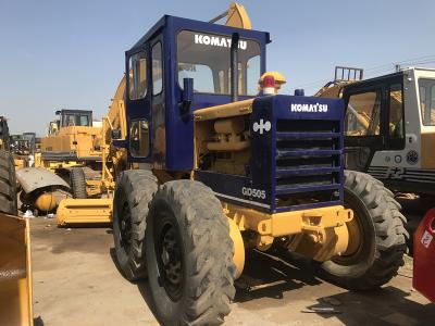 China Graduador Gd505 del motor de KOMATSU de la segunda mano pequeño con mantenimiento bien en venta