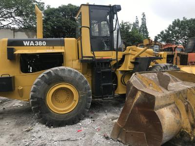 중국 좋은 상태 WA380-3는 KOMATSU 장전기/일본 Komatsu 콤팩트 바퀴 장전기를 이용했습니다 판매용