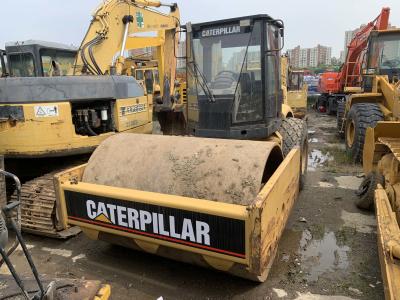 Cina Singolo spostamento usato del rullo compressore del tamburo di Caterpillar CS-583D 6.6L in vendita