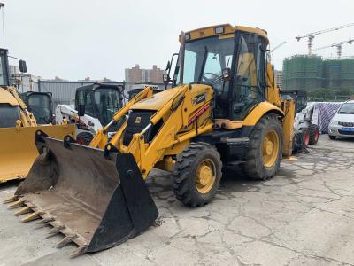 China JCB usado 3CX 4WD 4 em 1 carregador do Backhoe da mão da cubeta segunda com martelo à venda