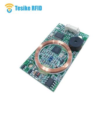 China Access Control 12V MIni Dual Frequency RFID Card Reader Module 125Khz EM ID 13.56Mhz IC ISO14443A Wg26 Wg34 Uart for sale