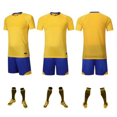 China Shirts & Tops Custom Mens 100% Polyester Coolmax Football Shirt And Shorts Set for sale