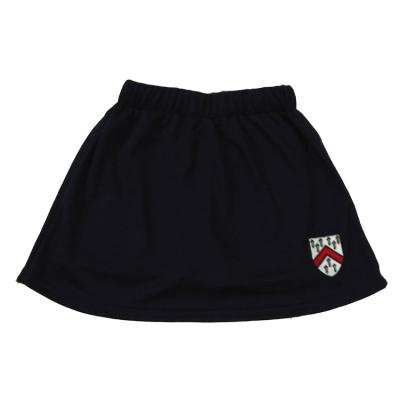 China Plus Size Girls Navy Blue Polyester Skirts With Inners Sports School Skorts for sale