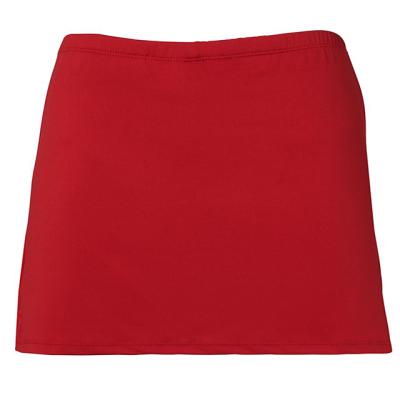 China Antibacterial Ladies Red URBAN FIT 90% Polyester for durability, and 10% Elastane for stretch hidden utility pocket interior to waist skorts for sale