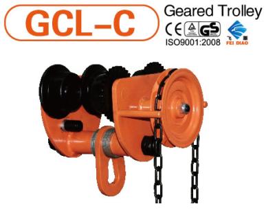 China HAND LIFTING GEARED TROLLEY GCL for sale