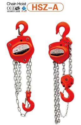 China hsz manual chain hoist for sale