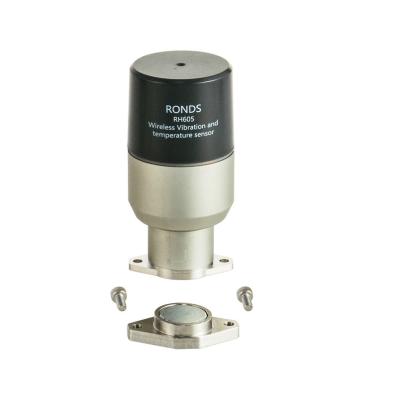 China ROUND VIBRATION SENSOR Wireless 3-Axis Vibration And Temperature Sensor For Equipment Vibration Monitoring for sale