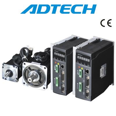 China 2.6 Kw, 10Nm, 2500rpm, 2500PPR 3phase Medium Inertia AC Servo Kit (servo motor+servo driver+servo cable) 130X130mm for sale