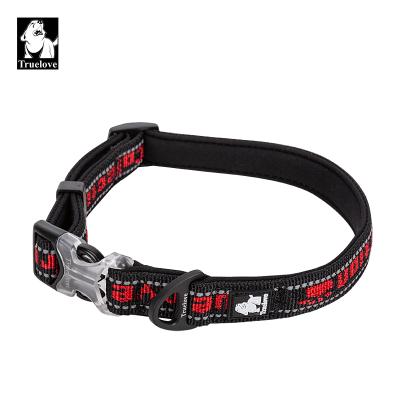 China Reflective Recycled Nylon Webbing Private Label Adjustable Plain Custom Dog Collar for sale