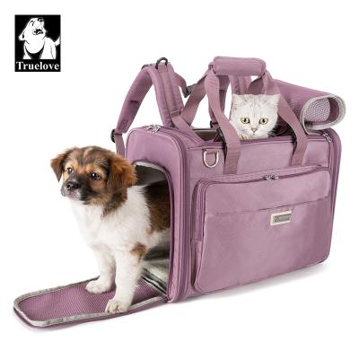 China Viable Beloved Materials Pet Carrier Bag High Grade Water Resistance 420D Polyester Eco-Friendly Pet Backpack for sale