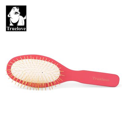 China Wooden Puppy Cat Grooming Massager Brush Beloved Pet Hair Fur Removal Comb Durable Durable Brush for sale