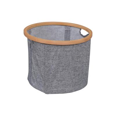 China Minimalist Custom Collapsible Clothes Fabric Commercial Corner Laundry Basket for sale