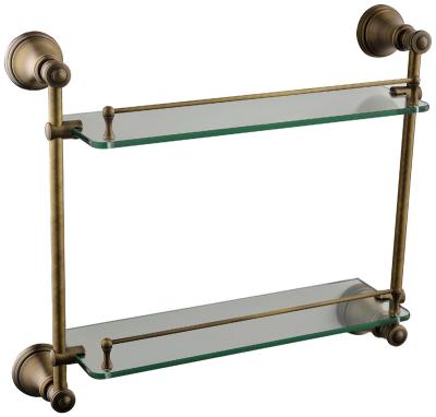 China With Referral European Bathroom Retro Bathroom Accessories Towel Rack Copper Package for sale