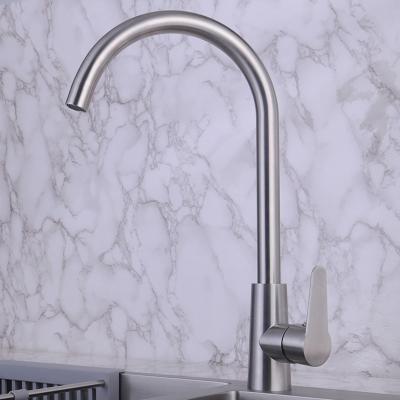 China Stainless Steel Metered 304 Faucets Hot And Cold Water Kitchen Sink Faucet For Kitchen for sale