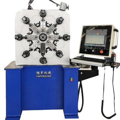 China Hotels CNC12 Camless Spring Making Metal Spinning Rusk Cutting Metal Forging Machine for sale