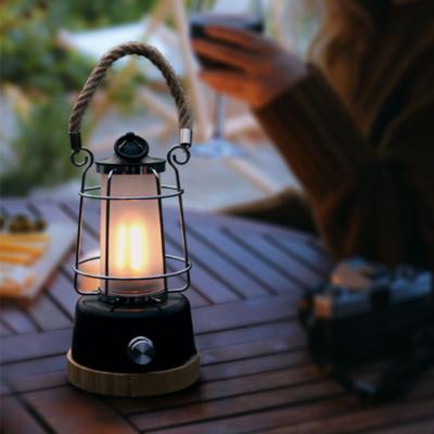 China Leather Handle Amazon Color Temperature Light Lamp USB Rechargeable Camping Tent Warm Adjustable Led Lantern for sale