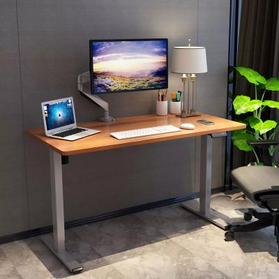 China Wholesale Custom Popular Electric Height Adjustable Height Table Tech Technology OEM Computer Computer Desk Adjustable View for sale