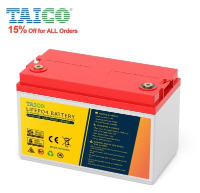 China NC Solar Electric Wheelchair Low Self-Discharge Gel Battery 12v 100ah 50A 12V100AH ​​TP12-100 CE/ROHS/MSDS/Storage Battery; GUA TAICO 28kg for sale