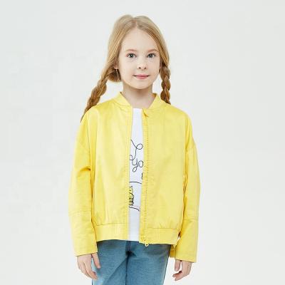 China Gabby Loop Kids Varsity Jacket Kids Cartoon Prints Outdoor Lemon Yellow Sweatshirt For Kids for sale