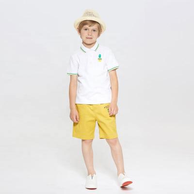 China Gabby Loop Kids Cotton Yellow Anti-Pilling Boys Sports Lovely Shorts for sale