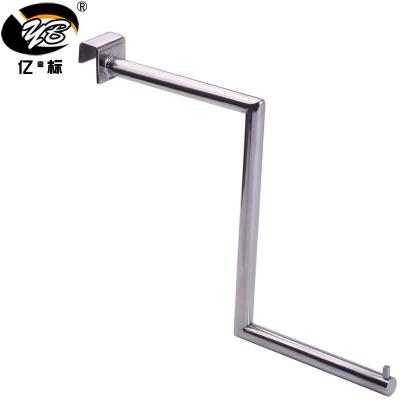 China Popular Sliver Tube Bar Hooks Z Shape Oval Tube Bar Hooks Metal Hanger Hooks Metal Z Bracket for sale