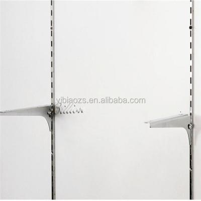 China Good Quality Metal Glass Bracket Single Slot Shelf Bracket for sale