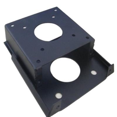 China Black Stainless Steel OEM Powder Coated Steel Bracket Mount For Folding Table for sale