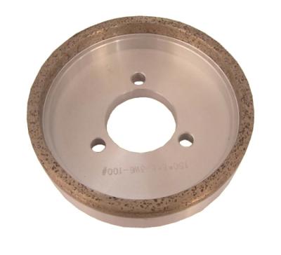 China Latest Frosted Glass Design Hot Selling Custom Plated Diamond Glass Grinding Wheel for sale