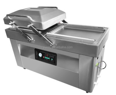 China Vertical Food Skin Vacuum Sealer Packing Machine For Meat Fish Chicken Date for sale