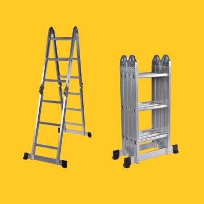 China Lots of household wholesale ladder aluminum portable folding telescopic telescopic ladder folding ladders for sale