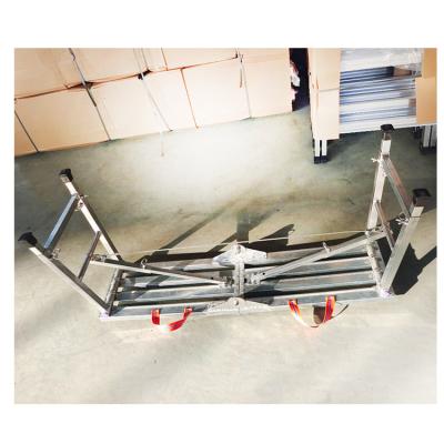 China Contemporary Steel Folding Stool Work Platform For Decoration Wash Car Folding Bench for sale