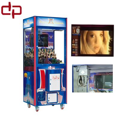 China Heat-tempered glass ; Customized Japanese Claw Machine Doll PC Arcade Capture Games With LED Screen Advertising Features On Sale for sale