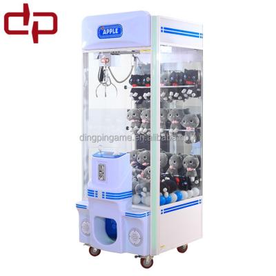 China Heat-tempered glass ; Customized Popular DingPin Mini Paula Children's Popular PC Entertainment Arcade Toy Claw Machine for sale