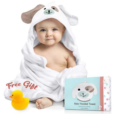 China Hot Selling Hooded Sustainable Baby Bath Towel Bamboo Fiber Customized OEM Child Sustainable Embroidered 70% Bamboo / 30% Cotton, 100pcs Cotton for sale