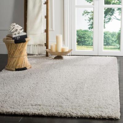 China Shag Rug Washable Custom Plush Polyester Rug Thick Blanket Living Room Carpet for sale