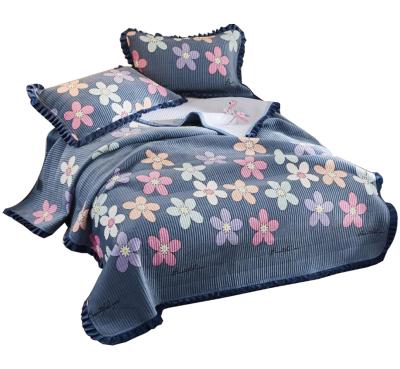 China Jacquard Handmade Patchwork Comforter Set 100% Cotton Bedspread Set Printed Bedspreads Set Comforter Cover for sale