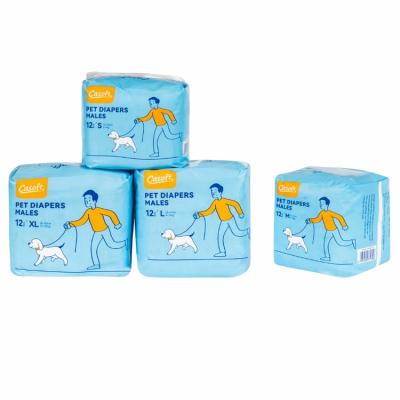 China Convenient Disposable Pet Changing Pet Cleaning Training Supplies Males Convenient Disposable Dog Changing Changing Cleaning Diapers for sale