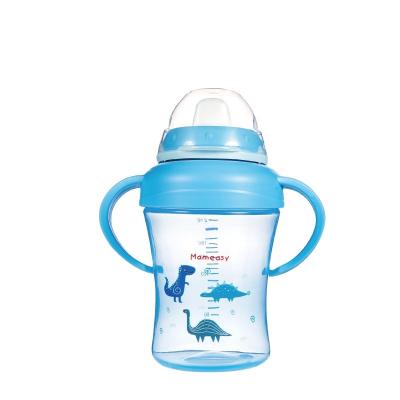 China OEM Custom ODM Pink Green Blue 210ML 210ML Washable 6 Month Children Self Drinking PP Baby Training Cup for sale