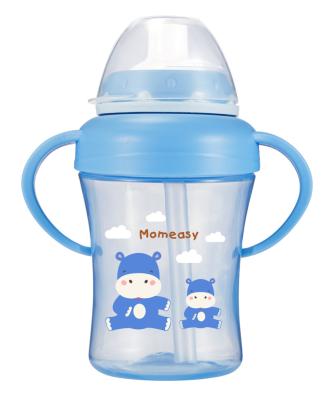 China BPA Free PP Straw Training Cup, No-Spill Cup with Flex Straw, 7 oz, Spill Proof Training Toddler Cups for Baby 6+ for sale