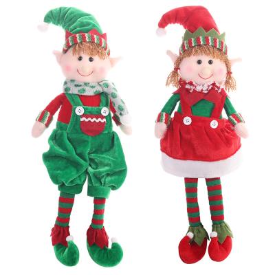 China Wine Explosion Models Christmas Hangs Elf Sitting Position Elf Doll Children Christmas Gift Ornaments for sale