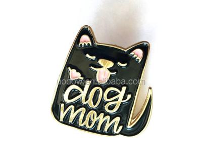 China Cute Europe Manu Anime Dog Enamel Pin Brooch Lapel Pin Custom Designed Metal Badges for sale