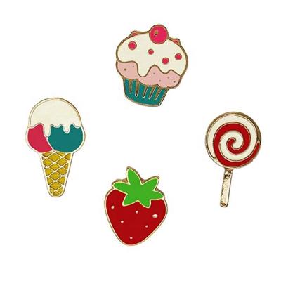 China Europe Lapel Pin Custom High Quality Fruit Hard Enamel Lapel Pins for sale