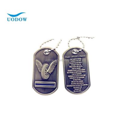 China Europe Army Custom Military Dog Tag for sale