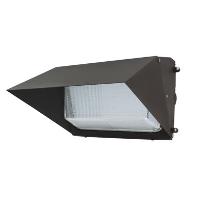 China White Outdoor Waterproof Led Tempered Glass DLC Wall IP65 Package Light for sale