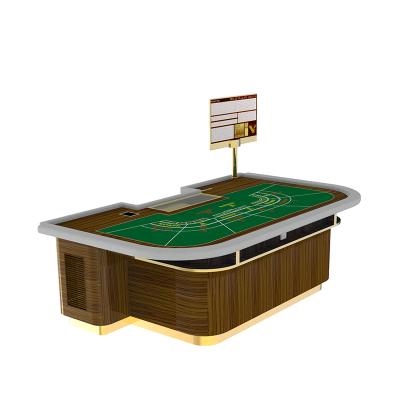 China Casino Club YH Custom 96 Inch Casino Gaming Table Mat Baccarat Table With USB Charger Full for sale