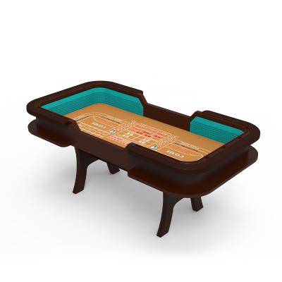 China High Quality 96 Inch Professional Casino Gambling Tables Craps Table YH Shits Carve Table With H Legs for sale