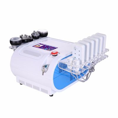 China Weight Loss 6 in 1 Ultrasonic Fat Beauty RF Vacuum Cavitation Machine Slimming for sale